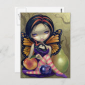 「桃・プラム・梨」はがき ポストカード (正面/裏面)