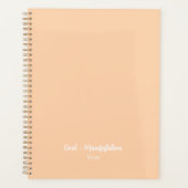 桃 プランナー手帳 (正面)