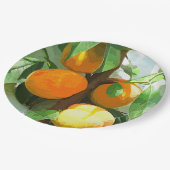 桃 ペーパープレート (アングル)