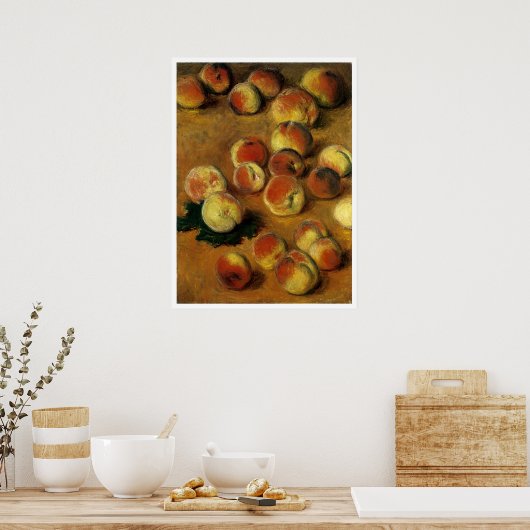 桃 ポスター (キッチン)