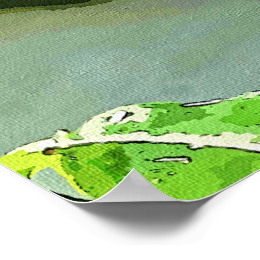 桃 ポスター (角)