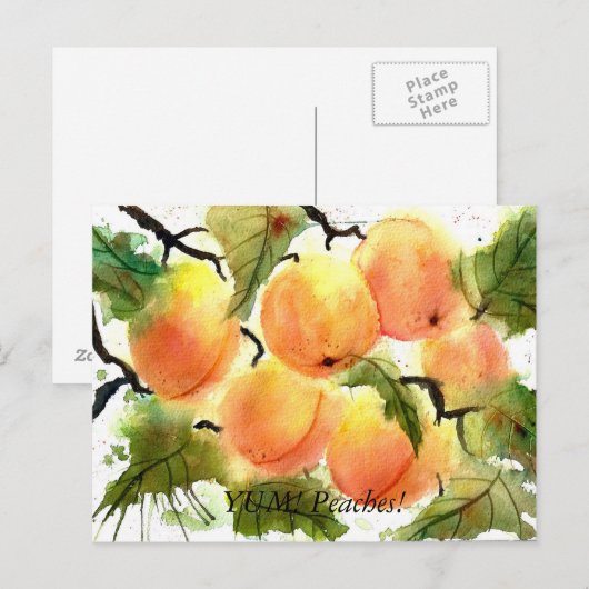 桃！ ポストカード (正面/裏面)