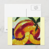 桃 ポストカード (正面/裏面)