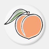 桃 マグネット (正面)