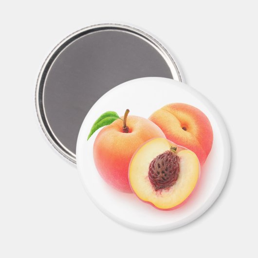 桃 マグネット (正面/裏面)