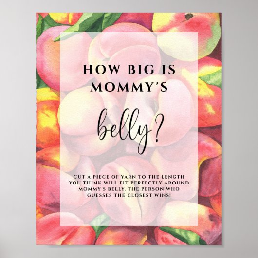 桃 – ママのベリーゲームのポスター ポスター (正面)