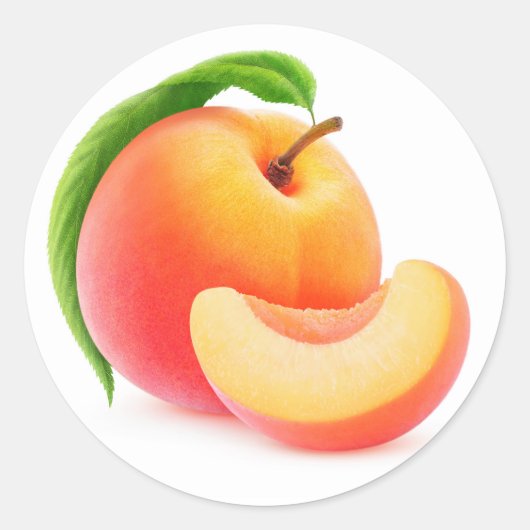 桃 ラウンドシール (正面)