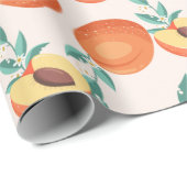 桃 ラッピングペーパー (ロールコーナー)