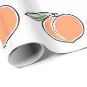 桃 ラッピングペーパー (ロールコーナー)