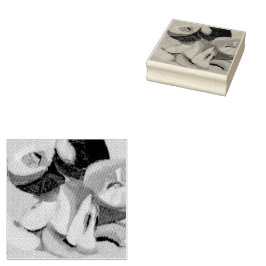 桃 ラバースタンプ