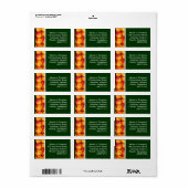 桃 ラベル (フルシート)