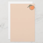 桃 便箋 (正面/裏面)