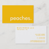 桃。 名刺 (正面/裏面)