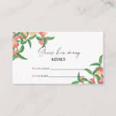 桃 – 推測する数のキスブライダルゲーム エンクロージャーカード (正面)