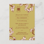 桃・梅2重中国の西茶 エンクロージャーカード (正面)