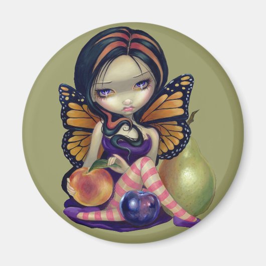 「桃・梅・梨」磁石 マグネット (正面)