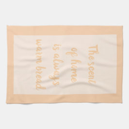 桃 – 白 キッチンタオル