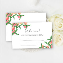 桃 – 私のブライダルシャワーゲーム 便箋