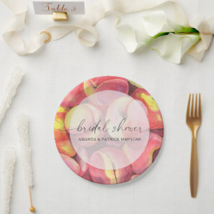 桃 - 結婚前夜のパーティー ペーパープレート