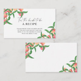 桃 – 花嫁のためのレシピ エンクロージャーカード