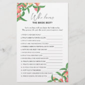 桃 – 誰が花嫁のゲームを知っ最高のている (正面)