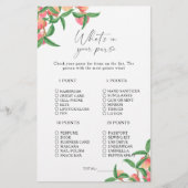 桃 – 財布のゲームの内容 (正面)