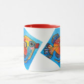 "桃"飲料用マグカップ マグカップ (中央)