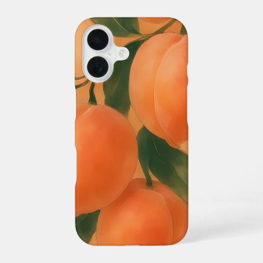 桃 iPhone 16ケース (裏面)