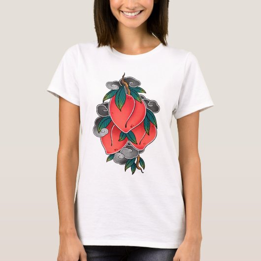 桃 Tシャツ (正面)