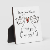 案パーソナライズされた内を願って貰え フォトプラーク (正面)