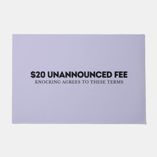 案内なし訪問者用ドアマット ドアマット (正面)