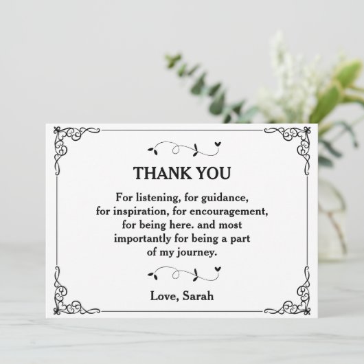 案内カード聞に感謝 招待状 (スタンド正面)