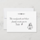 案内カード - シルバースワール 招待状 (裏面)