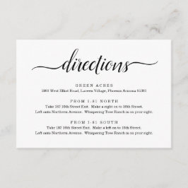 案内カード - シンプル エンクロージャーカード