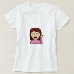 案内係人Emoji Tシャツ