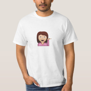 案内係人Emoji Tシャツ