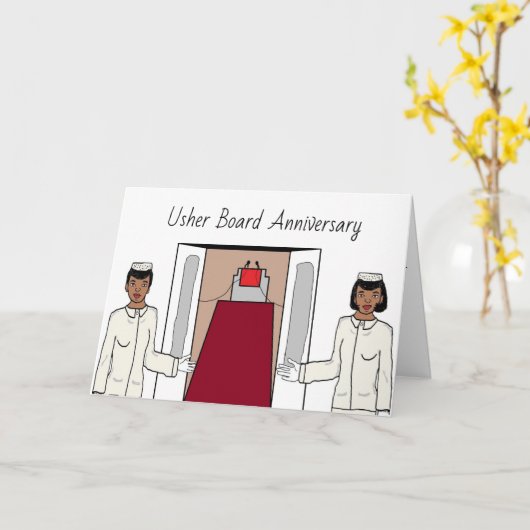 案内係板記念日 カード (黄色い花)