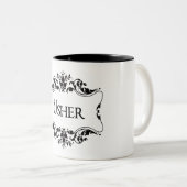 案内係 ツートーンマグカップ (正面右)