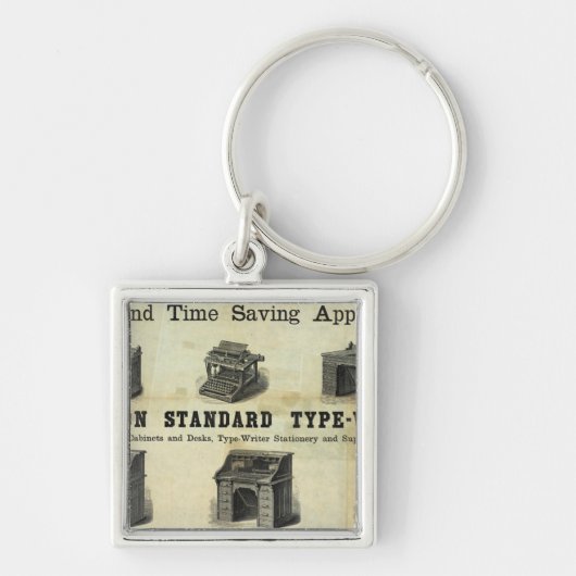 案内図付き広告 キーホルダー (正面)