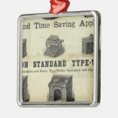 案内図付き広告 メタルオーナメント (左)