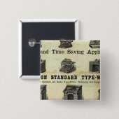 案内図付き広告 缶バッジ (正面&裏面)