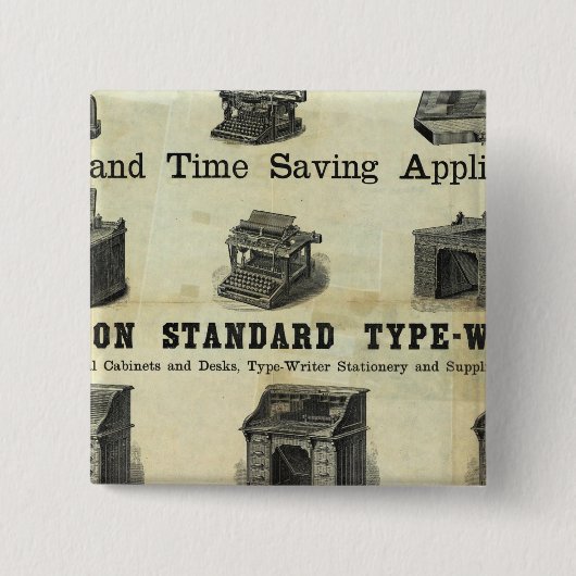 案内図付き広告 缶バッジ (正面)