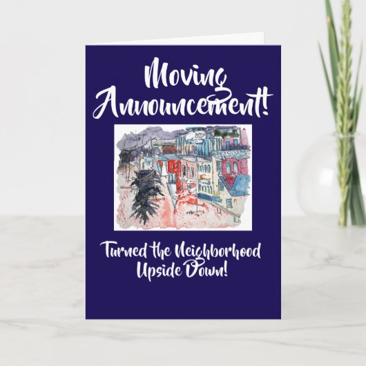 案内応答カードの移動 カード (正面)