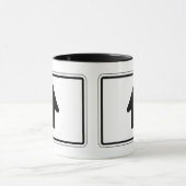 案内標識、交通標識、米国 マグカップ (中央)