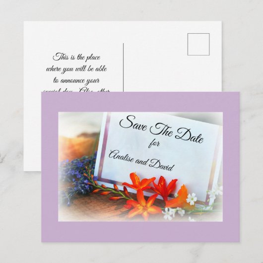 案内状ポストカード (正面/裏面)