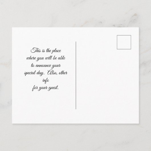 案内状ポストカード (裏面)