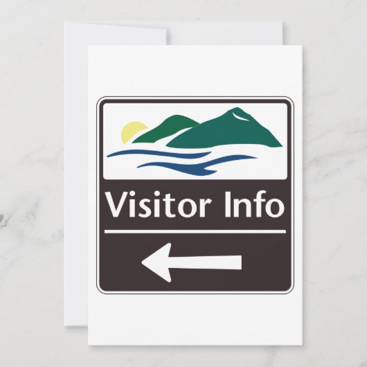 案内表示板 招待状 (正面)