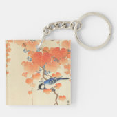 桐の木に青い鳥 キーホルダー (裏面)