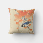 桐の木に青い鳥 クッション (正面)