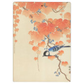 桐の木に青い鳥 クリップボード (裏面)